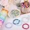 8mm Glass Beads Bracelet Making Kit, 1540pcs 70 Colors Crystal Beads for Jewelry Making, Funtopia Round Glass Beads for Bracelets and DIY Crafts, Solid and Crackle Colors